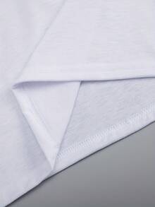 '' Soy tres ¿Cuál es tu excusa? ''Impresión de camiseta de cuello redondo para niños, ligera y cómoda, ajuste de manga corta, parte superior para niños pequeños, fiesta de cumpleaños - Burdeos - Ver 4