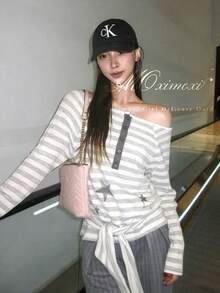 Women Tops - Grayish White - View 7