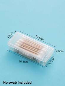 1pc / 3pcs Qtips Dispenser Bathroom Container, Ball Holder, Apothecary Jar Organizer For Storage Swab, Floss Picks - Multicolor - View 11
