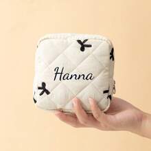1pc Personalized Image Custom Mini Cute Casual Portable Mini Bag Niche Earphone Coin Purse Lightweight Nylon Multifunctional Zipper Makeup Bag Gift, Bohemian Style - Multicolor - View 11