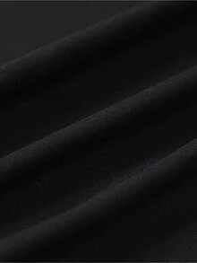 2026 Men's Round Neck T-Shirt, Short Sleeve, Unique Pattern, Versatile For All Seasons, Loose And Fashionable Fit - Black - View 3