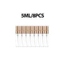 6 件/30 件/50 件 2ML/3ML/5ML/10ML 空玻璃喷雾瓶，可再填充迷你香水雾化器，带镀金喷雾器的便携式旅行样品瓶，男女通用化妆品容器，适合作为送给父母和朋友的礼物 - 彩色 - 查看 100