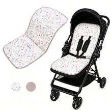 miracle baby 嬰兒推車座墊、兒童墊、四季款、推車配件、高視角推車嬰兒睡眠墊 - 清新花葉 - 查看 8