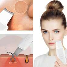 Aparelho Ultrassônico para Limpeza Facial Profunda, Esfoliante, Remove Cravos, Anti-rugas para Cuidados com a Pele - 1 peça - Visão 8