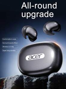 Acer OHR720 Mini In-Ear Wireless Earbuds, 200mAh Charging Case, Long Battery Life, V6.0 Bluetooth Chip, Ergonomic Fit, Pressure-Free Side Sleeping, Compatible With IOS/Android Phones - View 2
