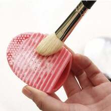Envie Silicone Egg Makeup Sponge Scrubber Brush Cleaner Pink Reusable Tool - Pink - View 4