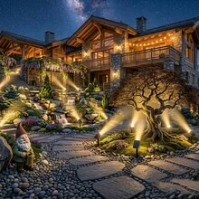 1/2PCS Solar Powered Outdoor Garden Lights With Light Sensor, 10 LED White/Warm/Colorful Light, Embedded Path Lawn Light, Multi-Function Detachable Wall Lamp, 3 Lighting Modes Safety Path Light, Outdoor Garden Decoration Solar Garden Light, Built-In Rechargeable Battery Solar Panel Charging Outdoor Camping Light, Suitable For Yard, Pathway - 10LED Wall Light/Lawn Light - View 2