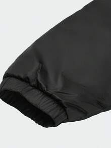 Adidas/Authentic Men's Warm Sports Hooded Padded Coat KF6755 - Black - View 5
