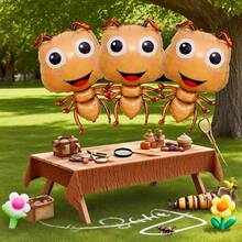 1pc Cartoon Insect Ant Aluminum Foil Balloon Children's Birthday Holiday Theme Party Decoration Balloon - View 1