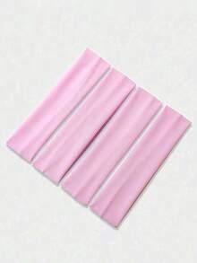 4pcs/Set Solid Color Sports Headband Set, Classic Tone Solid Color Headbands, Suitable For Daily Yoga, Sports Or Fixing Hair During Busy Times - Suitable For Girls And Teenagers, Soft Elastic Fabric Comfortable Fit, Simple Colors Blend Perfectly With Any Outfit. A Must-Have For Girls Who Love Easy Fashion Styles, Suitable For Sports, Yoga, Outdoor, Travel And More, Mother's Day Gift - Multicolor - View 7