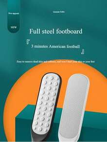 1pc Foot Scrub File, Callus Remover, Home Foot Care File, Stainless Steel Foot Scrub File, Suitable For Heels And Feet - Double-Sided Callus And Dead Skin Removal Tool, Foot Scraper, Home Foot Care Tool No Battery Required - A - View 10