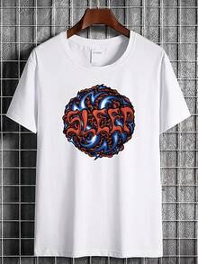 miseta de dormir| Tallas unisex S M L XL 2345XL. Moda urbana con diseño elástico. Camisetas suaves, cómodas y versátiles para hombre y mujer. Ropa de diseñador para uso diario. Transpirable. - Negro - Ver 6