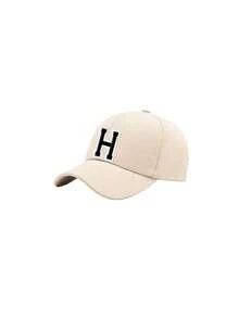 1pc Children 26 Letters Pattern Baseball Cap, Toddler Boys Girls Sun-Shading Hat, Suitable For Outdoor, Everyday Wear, UV Ion - Beige - View 5