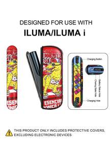 1PC For IQOS ILUMA ONE/ I One/New Iluma I One, ILUMA/Iluma I ,ILUMA PRIME/Iluma I Prime Protective Case Full Protection Anti-Drop Fashion Personalized Graffiti Leather Case Scratch-Resistant Anti-Abrasion Anti-Pressure Shock-Absorbing PU+PC Spliced Hard Shell Precise Hole Position Leather Case Couple Style Multiple Colors Available Gift For Self-Use Storage Box - 2 - View 24