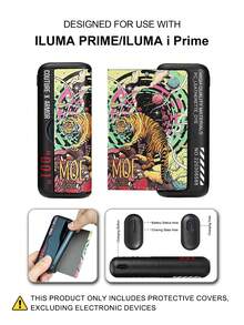 1PC For IQOS ILUMA ONE/ I One/New Iluma I One, ILUMA/Iluma I ,ILUMA PRIME/Iluma I Prime Protective Case Full Protection Anti-Drop Fashion Personalized Graffiti Leather Case Scratch-Resistant Anti-Abrasion Anti-Pressure Shock-Absorbing PU+PC Spliced Hard Shell Precise Hole Position Leather Case Couple Style Multiple Colors Available Gift For Self-Use Storage Box - 2 - View 18