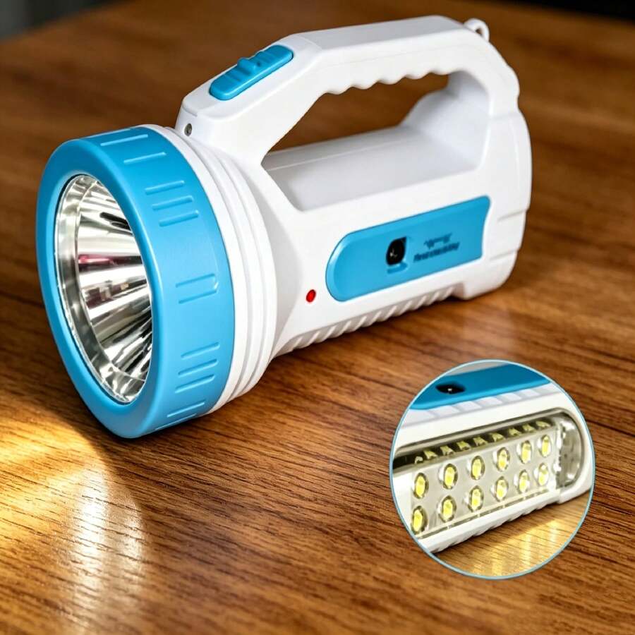 Reflector de luz fuerte LED súper brillante al aire libre linterna portátil de emergencia impermeable a prueba de explosiones cinturón de carga de alta potencia - Estrella - Ver 1