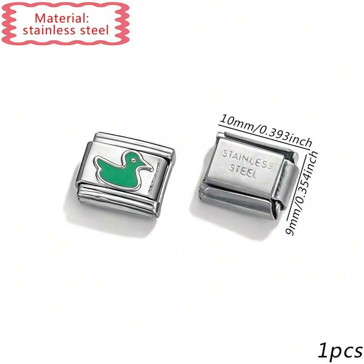 1 buah Gantungan Gelang Modular Stainless Steel, Bentuk Hati/Kupu-kupu/Tengkorak untuk Penghubung DIY, Tidak Mudah Berkarat untuk Pembuatan Perhiasan - modul jam tangan - View 38