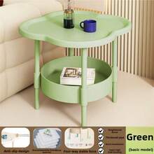 1pc Creative Home Coffee Table Modern Minimalist Living Room Mobile Storage Rack Cream Style Sofa Side Table Bedside Table Corner Table, Living Room Coffee Table, Home Sofa Side Table, Bedroom Bedside Table, Balcony Table Coffee Table, Very Suitable For Bedroom, Living Room, Balcony Installation - Multicolor - View 13