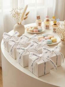 5/3/1 Roll White Chiffon Ribbon, Party Gift Wrapping Ribbon, Baby Shower Supplies, Back To School Supplies, Party Supplies, Wedding Decor, Holiday Party And Wedding Decor, 60 Inches Long, Suitable For Balloon Decoration, Sewing, Floral DIY And Gift Wrapping - Multicolor - View 6