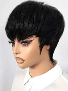 bling hair Perruques en cheveux humains Deep Wave V Part pour femmes, à clips, prêtes à porter, version améliorée U Part, sans mèches restantes, sans couture, sans colle, cheveux humains Deep Curled V Part sans colle, couleur naturelle, densité 180 - Natural Black - Voir 12