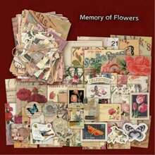 100 tờ giấy phong cách vintage retro, giấy vintage chất lượng cao, giấy nền phong cách INS, gói giấy trang trí scrapbook - Nhiều kiểu dáng - Xem 10