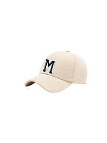 1pc Children 26 Letters Pattern Baseball Cap, Toddler Boys Girls Sun-Shading Hat, Suitable For Outdoor, Everyday Wear, UV Ion - Beige - View 9