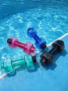 1pc Summer Outdoor Small 550ML Dumbbell Shaped Water Bottle Fitness Sports Plastic Cup - Multicolor - View 7