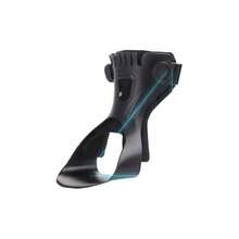 Adjustable Ankle Support Brace, Lightweight Breathable Stabilizer With Dual Buckles, Non-Slip Resin Foot Brace For Sports & Daily Use, Left Foot - Lined Buckle Style, Left Side - View 2