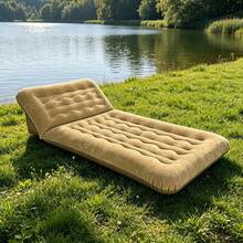 Outdoor Inflatable Mattress Multifunctional Portable Folding Camping Moisture-Proof Pad Bed Camping Sofa Bed - Triangle Back Air Mattress Without Pump - View 9