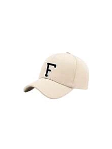 1pc Children 26 Letters Pattern Baseball Cap, Toddler Boys Girls Sun-Shading Hat, Suitable For Outdoor, Everyday Wear, UV Ion - Beige - View 7