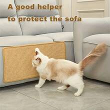 Alfombrilla rascadora para gatos de sisal natural, protege la alfombra y el sofá, alfombrilla rascadora para gatos de cuerda de sisal de alta calidad - súper duradera, resistente a arañazos, libre de suciedad, perfecta para el ejercicio, la relajación y el entretenimiento de las mascotas - 30*60 cm - Ver 10