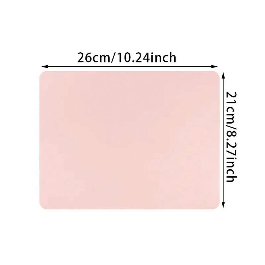 Pink PU Leather Foldable Manicure Pad, Waterproof And Easy To Clean, Hand Support, Manicure Accessories - Apricot - View 1