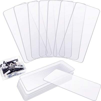 Yookeer 16 Paquete 4.25 X 2 Pulgadas Divisores de Cajón Para Contenedores de Almacenamiento de Plástico Divisores de Gabinete de Herramientas de Almacenamiento Para Caja de Herramientas de Maestro, Organizador de Piezas Pequeñas, Organizador de Tornillos