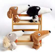 1pc Funny Chihuahua Dog Plush Doll, Small Chihuahua Desktop Pet Decor, Children's Festival Gift - Multicolor - View 12