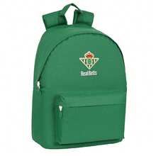 Real Betis Balompié | Betis Balompié School Backpack Adaptable To Trolley (Without Trolley) Water Resistant, Official License, 2 Large Compartments, Bottle Pocket - Recic - View 2