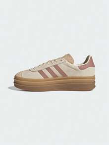 Adidas Originals GAZELLE BOLD 經典厚底運動鞋 男女款 JS3893 - 棕色 - 查看 2