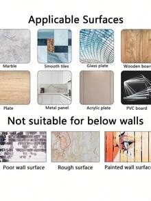 2/10pcs Transparent No-Drill Curtain Rod Brackets, Self-Adjusting Adhesive Hooks, Suitable For Bathroom, Kitchen, Home, Hotel, Exquisite Gift For New Year, Mother's Day And Graduation Season - Multicolor - View 10