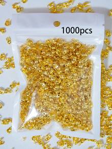 30/100/200/500/1000pcs/Set Mini Gold Side Clasp Buckles, Used For Handmade DIY Jewelry Wire End Fixing - Gold Side Buckle - View 13