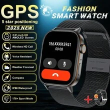 GUHUAVMI 2026 New Universal GPS Smart Watch Series 10, Unisex, Built-In High-Precision GPS Positioning, 2.01" Full Touch Screen, Supports Bluetooth Calling, Voice Assistant, Reminder Function, Fashionable Wearable Design, 178+ Sport Modes, Compass, Fitness Tracker, Activity Tracker, GPS Sports Tracking, IP68 Waterproof, Outdoor Sports Smart Watch, Compatible With Android And IOS, Best Gift For Friends And Family - Multicolor - View 13