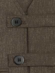 Young Boy Solid Color Vest, Tie And Pants Fashion Set Suitable For Daily Wear, Performance, Banquet, Holiday And Other Occasions - Coffee Brown - View 8