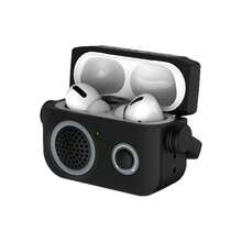 1pc Creative Radio Design TPU Soft Protective Case With Lock Buckle Stand For Airpodspro3 Bluetooth Earphones 4th Gen - Multicolor - View 9