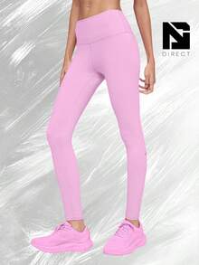 Legging de cintura alta con efecto aerógrafo - Corazón de caramelo rosa - Ver 2