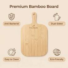 1pc Cutting Board - Home Kitchen Tool - Kitchen Cutting Board, Durable Kitchen Cutting Board, Suitable For Cutting Meat, Fish, Fruit, Vegetables, Etc., Long-Lasting Kitchen Prep Tool, Easy To Clean - 1 PCS Apricot - View 6
