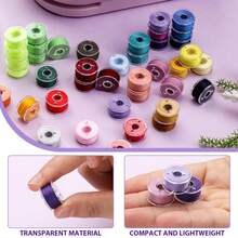 10/20/50Pcs Multicolor Sewing Machine Bobbins Spools Reusable Plastic Bobbins For Home Sewing Accessories Tools - A - View 4