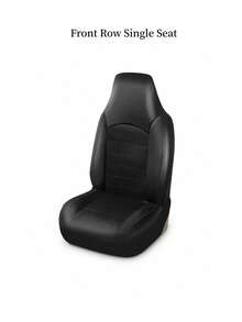 5-Seater/2-Seater/1-Seater Classic Universal PU Leather Front Car Seat Covers, Full Coverage PU Leather Front Seat Covers, High Back Bucket Seat Covers - Suitable For Most Cars - Line - View 21
