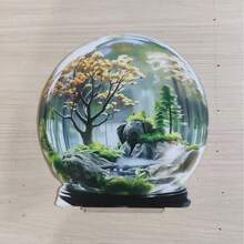 Creative New Flat Acrylic Owl Home Bedroom Desktop Decor Holiday Gift - A - View 6