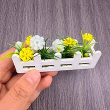 22 estilos de plantas en maceta decorativas en miniatura para casa de muñecas, plantas verdes realistas a escala 1:12 1:6 para casa de muñecas, suculentas, camas de flores, jarrones, accesorios decorativos para cocina, dormitorio, sala de estar, baño y jardín de la casa de muñecas - Multicolor - Ver 29