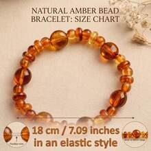 Modisches Damenarmband aus Bernstein und Bienenwachs, eleganter vielseitiger minimalistischer Schichtungs-Bangle, Unisex-Stil, geeignet für den täglichen Gebrauch und als Geschenk, Muttertag, Abschlusszeit, Schulanfang - 1 Stück – Stil B - Übersicht 11