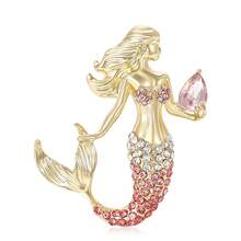 Cute Brooch, Alloy Diamond Cartoon Character Pin, Suitable For Bags, Teacher's Day Gift, Mother's Day Gift, Pin And Brooch, Bag Pendant, Accessories, Women's Brooch, Women's Brooch - The  With Diamonds - View 6