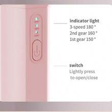 Portable USB Rechargeable Hair Straightener - Dual Function Straightener & Curler, Negative Ion Technology, Anti-Scald Protection, Wet/Dry Use, Compact Travel Design, Suitable For Home, Travel And Outdoor Use - Ideal Gift - Multicolor - View 8